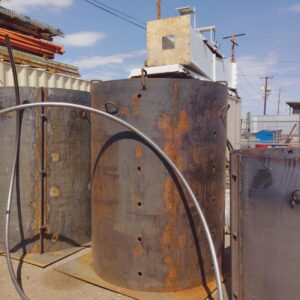 6’ tall x 54” Concrete Former (breather holes)